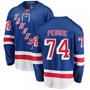 Fanatics Branded Vince Pedrie New York Rangers Men's Breakaway Home Jersey - Blue