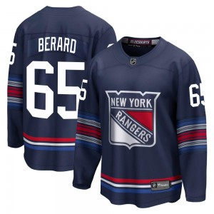 Fanatics Branded Brett Berard New York Rangers Men's Premier Breakaway Alternate Jersey - Navy