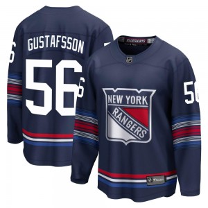 Fanatics Branded Erik Gustafsson New York Rangers Men's Premier Breakaway Alternate Jersey - Navy