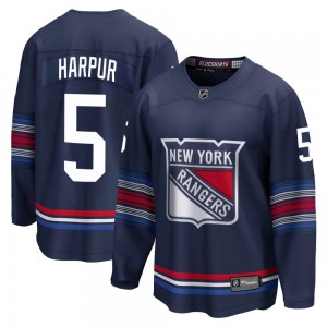 Fanatics Branded Ben Harpur New York Rangers Men's Premier Breakaway Alternate Jersey - Navy