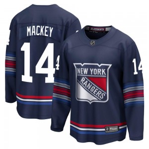Fanatics Branded Connor Mackey New York Rangers Men's Premier Breakaway Alternate Jersey - Navy