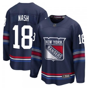 Fanatics Branded Riley Nash New York Rangers Men's Premier Breakaway Alternate Jersey - Navy