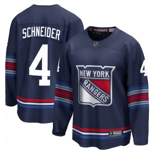 Fanatics Branded Braden Schneider New York Rangers Men's Premier Breakaway Alternate Jersey - Navy