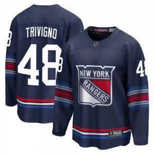 Fanatics Branded Bobby Trivigno New York Rangers Men's Premier Breakaway Alternate Jersey - Navy