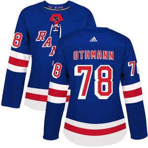 Adidas Brennan Othmann New York Rangers Women's Authentic Home Jersey - Royal Blue