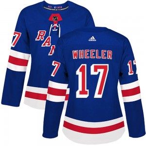 Adidas Blake Wheeler New York Rangers Women's Authentic Home Jersey - Royal Blue