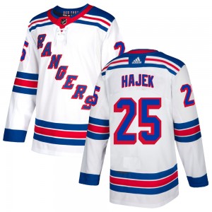 Adidas Libor Hajek New York Rangers Youth Authentic Jersey - White