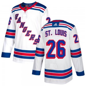 Adidas Martin St. Louis New York Rangers Youth Authentic Jersey - White