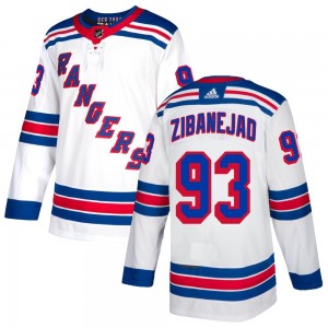 Adidas Mika Zibanejad New York Rangers Youth Authentic Jersey - White