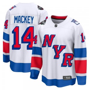 Fanatics Branded Connor Mackey New York Rangers Men's Breakaway 2024 Stadium Series Jersey - White