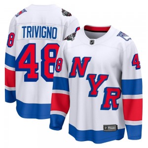 Fanatics Branded Bobby Trivigno New York Rangers Men's Breakaway 2024 Stadium Series Jersey - White