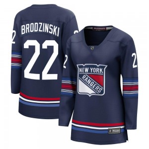Fanatics Branded Jonny Brodzinski New York Rangers Women's Premier Breakaway Alternate Jersey - Navy