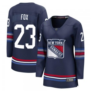 Fanatics Branded Adam Fox New York Rangers Women's Premier Breakaway Alternate Jersey - Navy