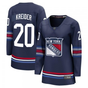 Fanatics Branded Chris Kreider New York Rangers Women's Premier Breakaway Alternate Jersey - Navy
