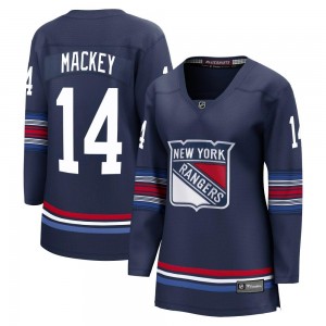 Fanatics Branded Connor Mackey New York Rangers Women's Premier Breakaway Alternate Jersey - Navy