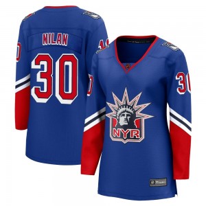 Fanatics Branded Chris Nilan New York Rangers Women's Breakaway Special Edition 2.0 Jersey - Royal