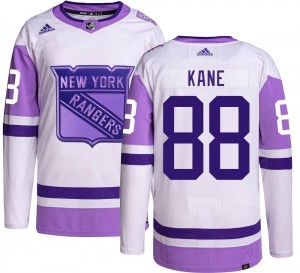 Adidas Youth Patrick Kane New York Rangers Youth Authentic Hockey Fights Cancer Jersey