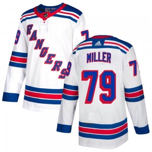 Adidas K'Andre Miller New York Rangers Men's Authentic Jersey - White