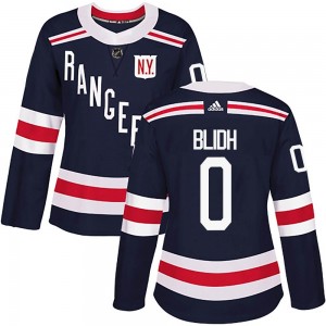 Adidas Anton Blidh New York Rangers Women's Authentic 2018 Winter Classic Home Jersey - Navy Blue