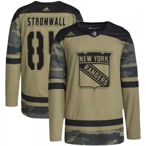 Adidas Malte Stromwall New York Rangers Men's Authentic Military Appreciation Practice Jersey - Camo