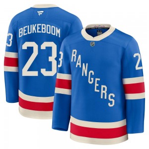 Fanatics Jeff Beukeboom New York Rangers Men's Premium Centennial Jersey - Blue