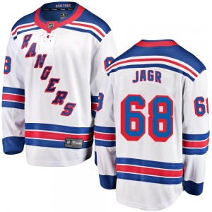 Fanatics Branded Jaromir Jagr New York Rangers Youth Breakaway Away Jersey - White