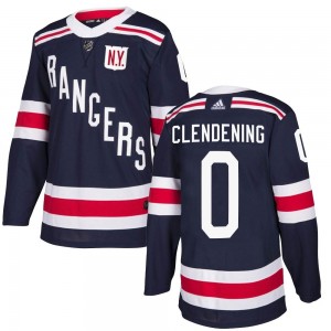 Adidas Adam Clendening New York Rangers Youth Authentic 2018 Winter Classic Home Jersey - Navy Blue